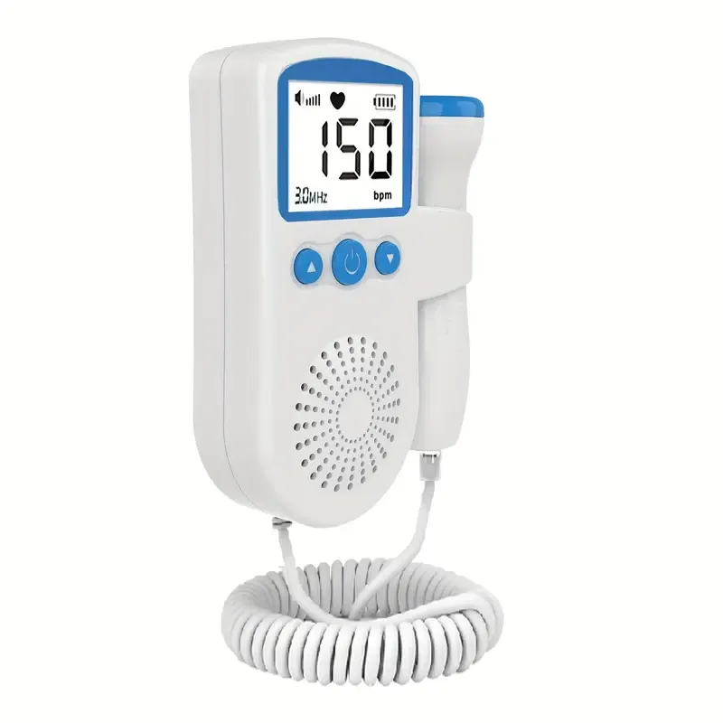 Fetal heart rate monitor, fetal heart rate monitor, home Doppler for pregnant women to listen to fetal heart