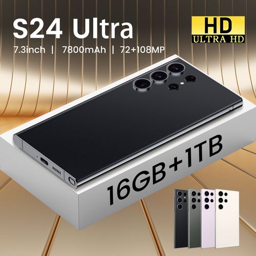 S24 Ultra 7.3-inch Smartphone with 16GB+1TB Storage (Black)