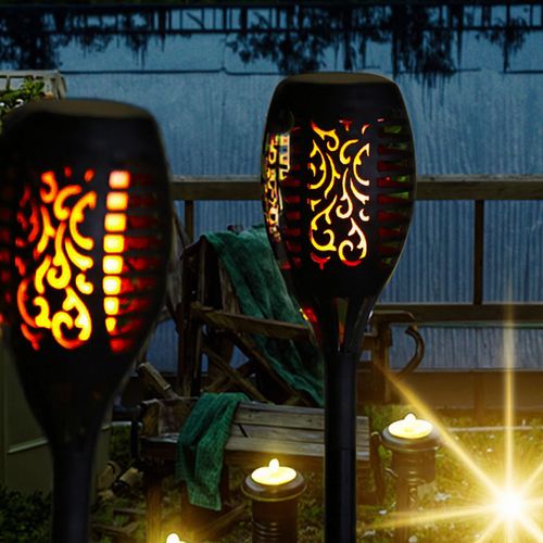 Solar Flame Light Outdoor Torch Light (4 Pack)