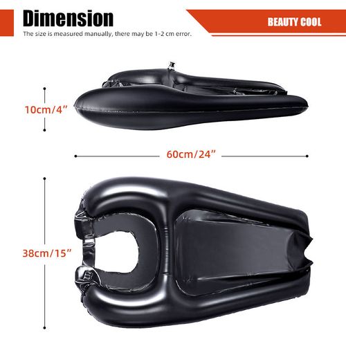 Inflatable Shampoo Bowl,Portable Sink , Lightweight Shampoo Basin for Elderly, Disabled, Pregnant, Injured, Bedridden, Handicap