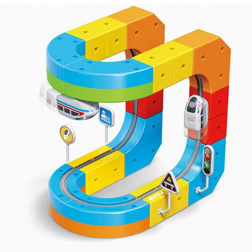 Magic Track Cube Children's Educational Train Toy, Children's DIY Building Blocks