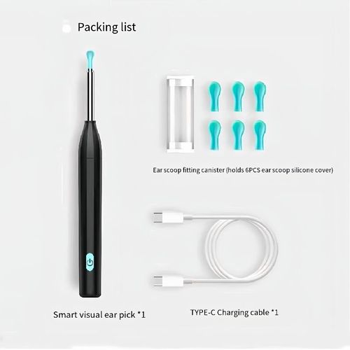 8-piece visual ear pick set Smart ear pick set with app for visual cleaning