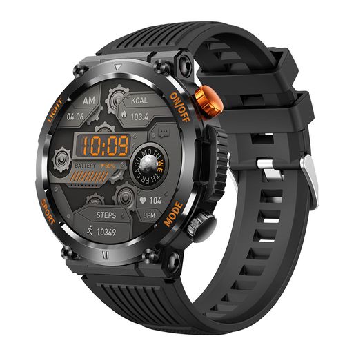 Bluetooth calling smartwatch, health monitoring and sports smartwatch, heart rate, blood pressure, blood oxygen and sleep monitoring, compass, LED lighting