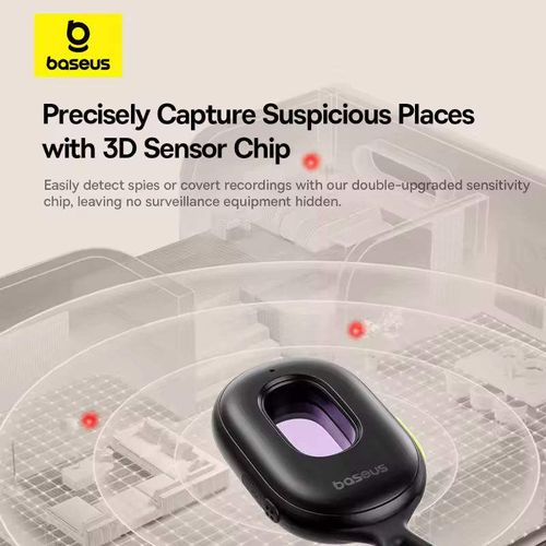 Camera detector intelligent hidden camera signal detector rechargeable hanging security alarm protection detector