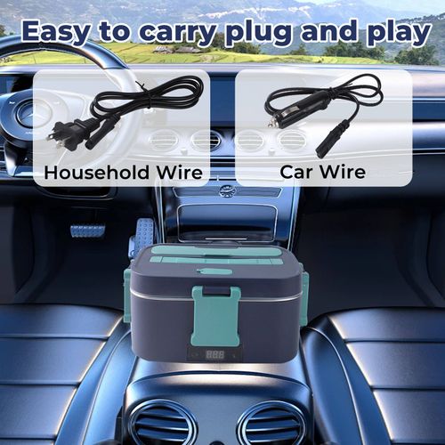 Electric lunch box with plug-in function, heat preservation and heating function, multi-function two-in-one, suitable for home and car use