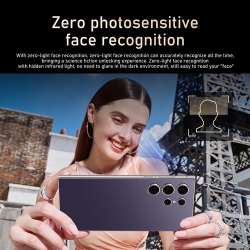 S24 Ultra 7.3-inch Smartphone with 16GB+1TB Storage (Black)