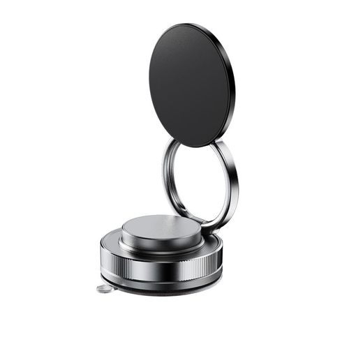 360° Rotating Universal Suction Cup Magnetic Phone Holder Car Phone Holder with Foldable Vacuum Phone Holder Two in a Box