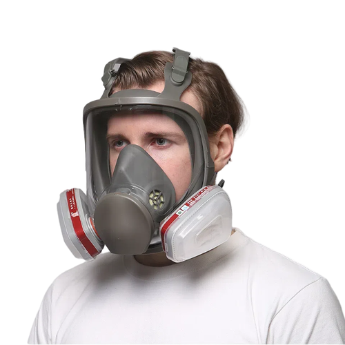 Gas mask spray paint pesticide chemical dust full face mask