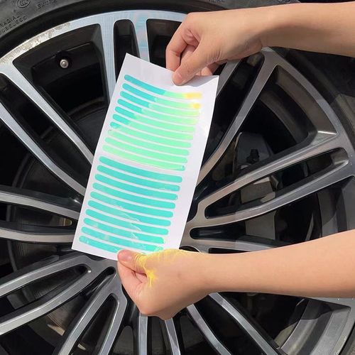 Colorful laser luminous wheel stickers（40 packs）