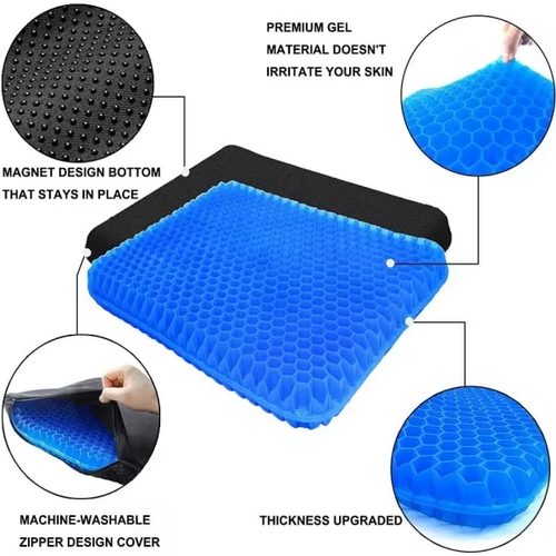Cooling honeycomb seat cushion: suitable for office chairs and car seats.