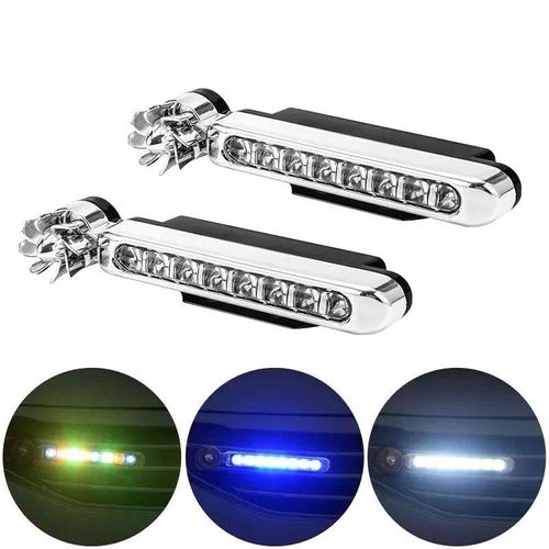 (Two-pack) Car center control light LED wind running light modified daytime running light headlight auxiliary light electric car motorcycle decorative wind running light