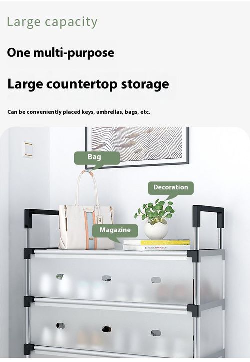 5-layer shoe rack dustproof shoe cabinet