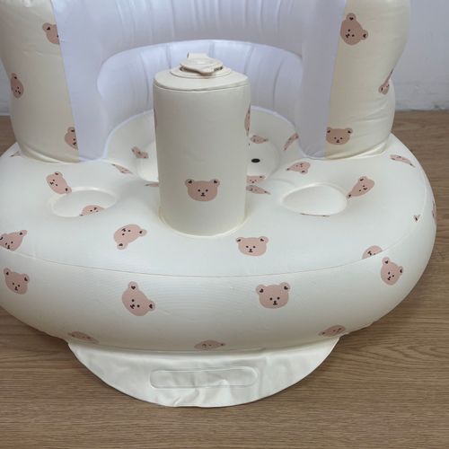 Baby inflatable sofa, portable and easy to fold, indoor and outdoor baby inflatable sofa seat, baby learning seat