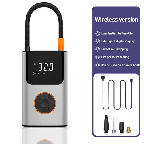 Multifunctional Car Wireless Air Pump Portable Electric Tire Inflator