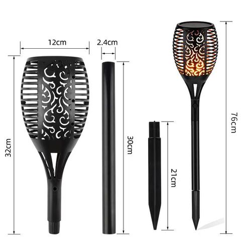 Solar Flame Light Outdoor Torch Light (4 Pack)