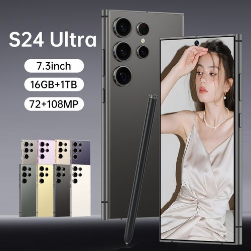 S24 Ultra 7.3-inch Smartphone with 16GB+1TB Storage (Black)