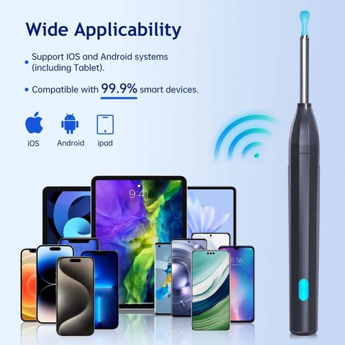8-piece visual ear pick set Smart ear pick set with app for visual cleaning