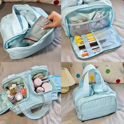 Toiletries and cosmetics bag, skin care product storage bag, travel portable light luxury high-end storage bag