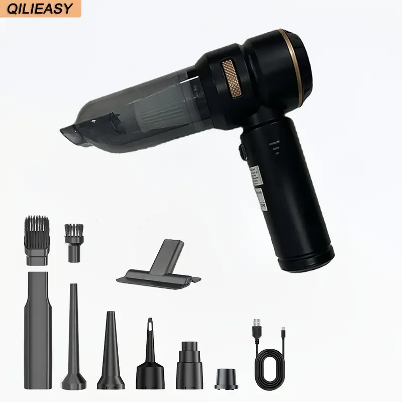 16,000 Pa wireless handheld vacuum cleaner with 100W high-power cyclonic suction. This cordless, powerful rechargeable vacuum is ideal for cars, offices and homes.​