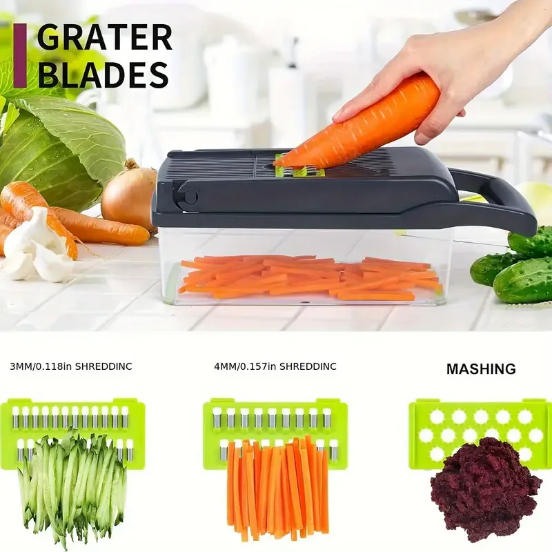 16 in 1 multi-function vegetable cutter, multi-function vegetable cutter