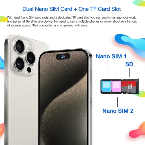 i15Pro Max Smartphone 7.3-inch Ultra-Large Screen 16+1T