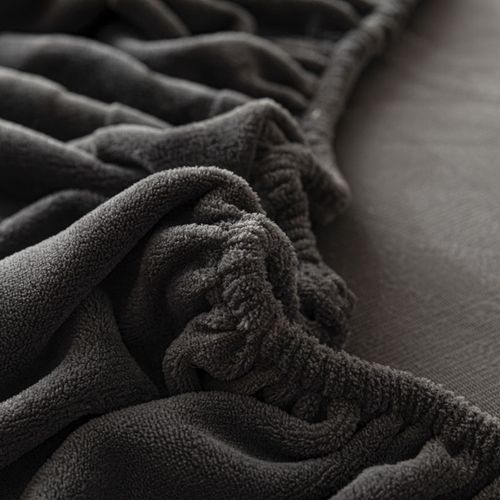 Milk fleece fitted sheet three-piece set (fitted sheet + one pillowcase)