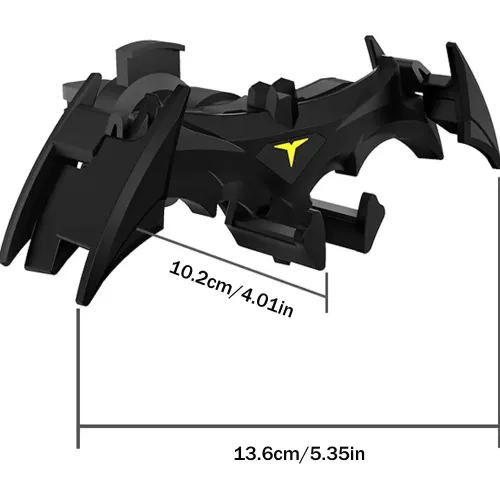 Suporte de saída de ar para automóvel, suporte criativo para telemóvel em forma de morcego, suporte universal dobrável automático para telemóvel por gravidade