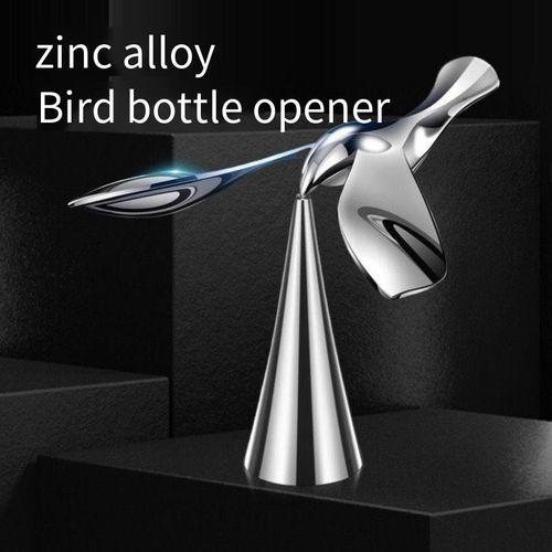 Abridor de garrafas para pássaros Copo de equilíbrio Pingente de metal criativo Abridor de garrafas de cerveja Ferramenta pendente Abridor de garrafas