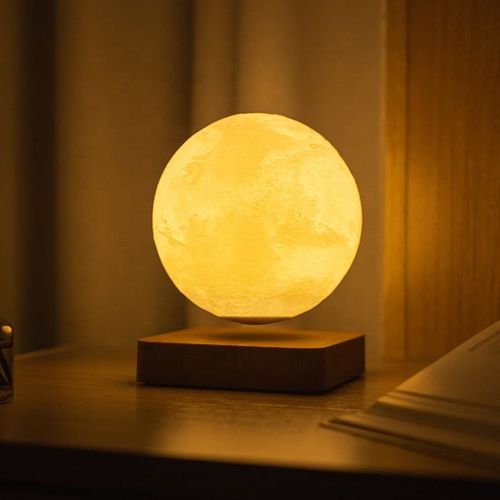 Candeeiro de mesa de escritório exclusivo e luminoso, candeeiro suspenso Mars Home com levitação magnética e candeeiro quente