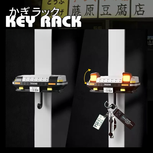 2025 A luz da chave montada na parede do carro pode saltar do carro para ligar o gancho do chaveiro da corrente de luz