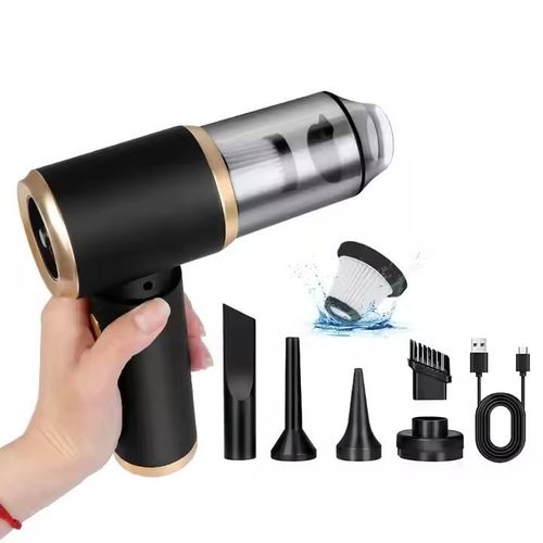 Aspirador recarregável para automóvel 12000Pa mini aspirador para automóvel com forte poder de sucção adequado para a limpeza interior de automóveis