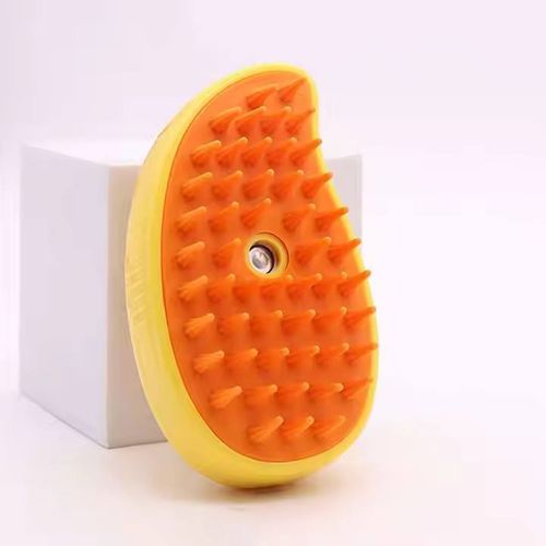 Novo limpador de escovas para gatos 3 em 1, vaporizador de pelos de animais de estimação, pente para cães e gatos, limpador a vapor para queda de pelos, escova de banho para animais de estimação