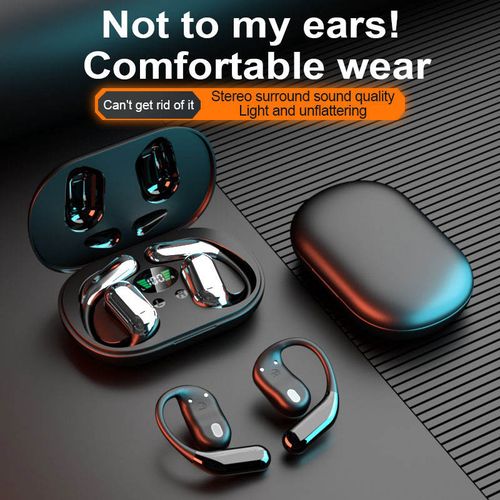 2025 NEW Wireless Earphones BT 5.3 Mic Sports Stereo Ear Buds Waterproof Over-Ear Earbuds Business Headset Running Headphones
