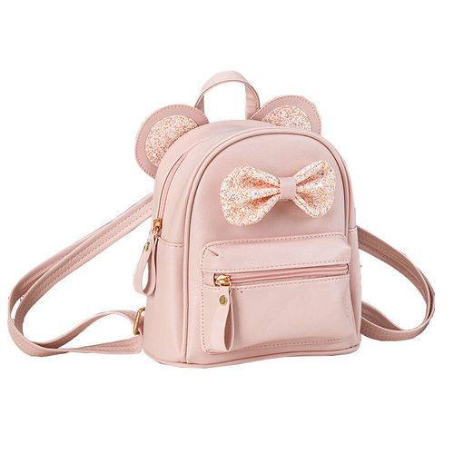 Little Girl's Fashionable and Adorable Multifunctional Backpack for Children's Travel, Bow Decoration for Outdoor Activities