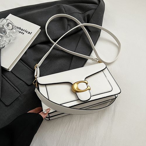 2025 Classic Luxury Lady Underarm Bag Custom Brand Crossbody Handbag Two Straps RFID Waterproof PU Leather Autumn Fashion Letter