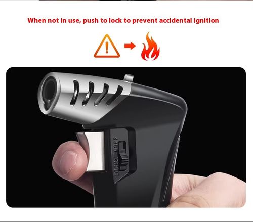 Hot Sale Adjustable Fire Safety Buckle Desktop Gas Torch Lighter