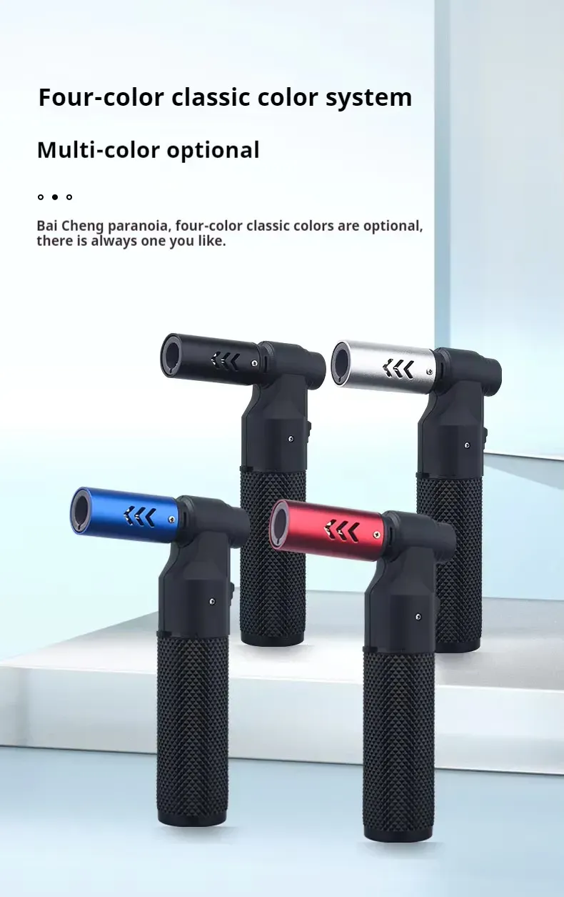 High Quality 360 Invertable 1300 Degree Outdoor Windproof Bbq Gas Lighter