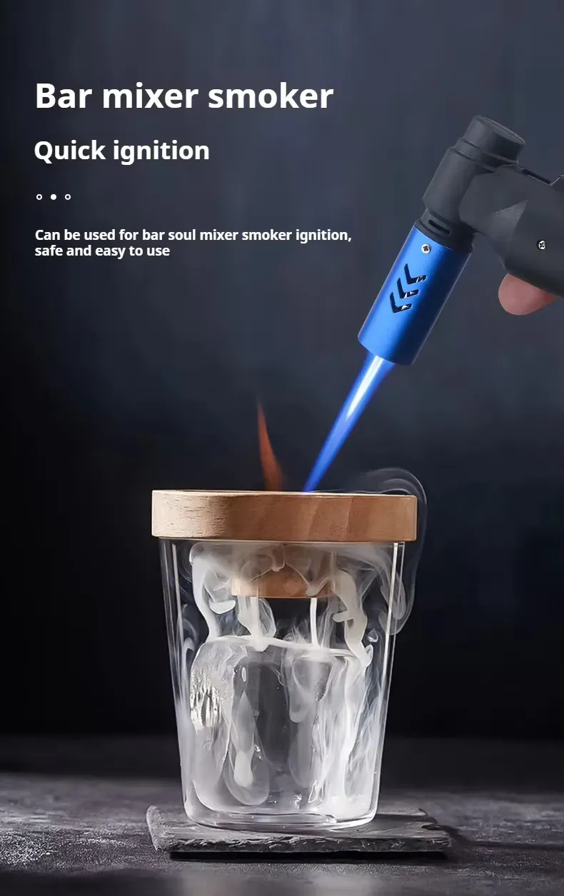 High Quality 360 Invertable 1300 Degree Outdoor Windproof Bbq Gas Lighter