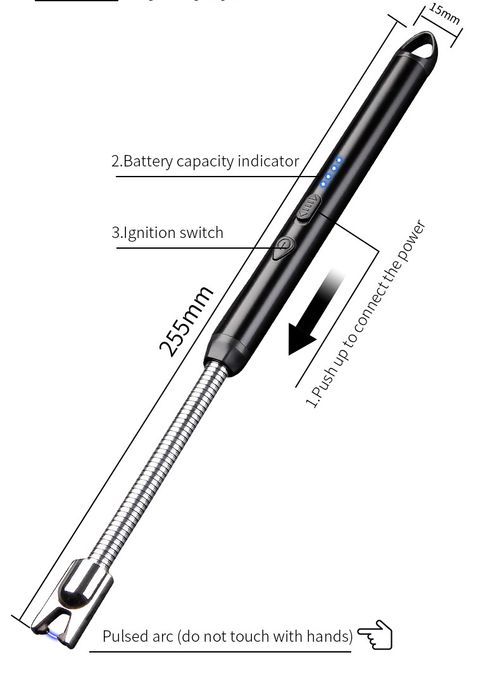 USB Rechargeable Electric Arc Lighter