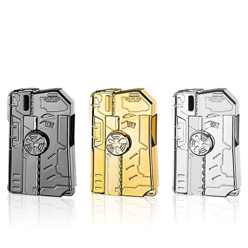 Creative Windproof Red Flame Lighter Mecha Gyro Butane Refillable Lighter for Cigarettes