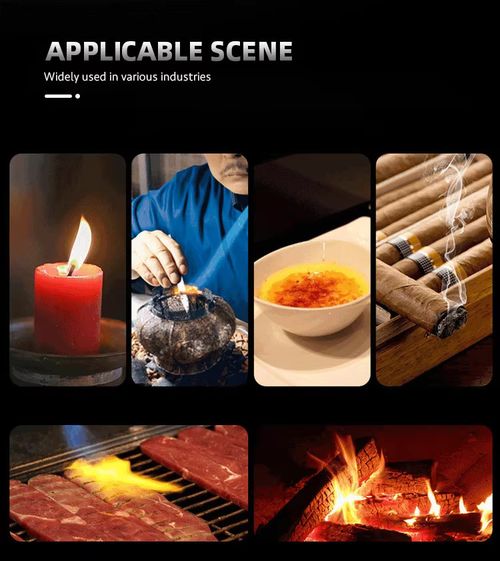 Hot Sale Adjustable Fire Safety Buckle Desktop Gas Torch Lighter