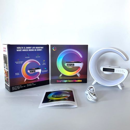 G-shape Multifunctional Lamp & Bluetooth Speaker with Wireless Charging