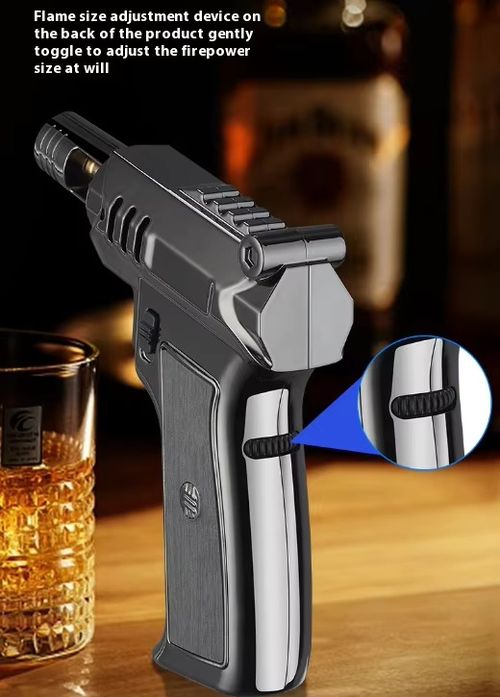 Windproof Camping Big Refillable Torch BBQ Gas Butane Fill Valve Flame Jet Durable Lighter for Cigars Cooking Camp