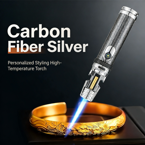 Multi-functional cigar-specific spray gun lighter, refillable flame-throwing windproof lighter with bottle opener for barbecues