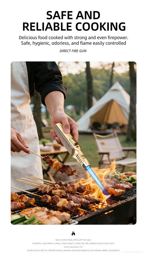 ZB-567Foldable Butane Torch – Adjustable Flame, Portable & Safe Design