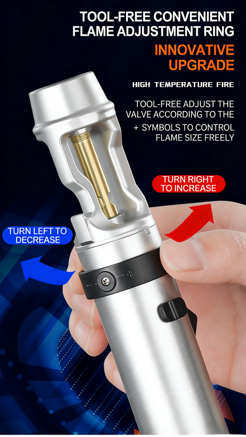 ZC-293Strong metal gas lighter, windproof, kitchen cooking torch, flame spray, barbecue, smoking accessories, cigar lighter, men's gift