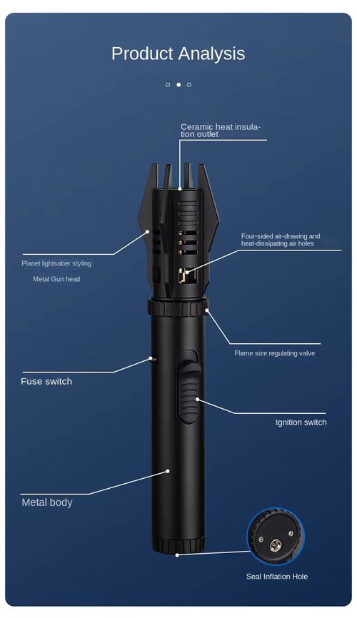 High Quality Welding Guns Refillable Butane Windproof Torch Lighter Powerful