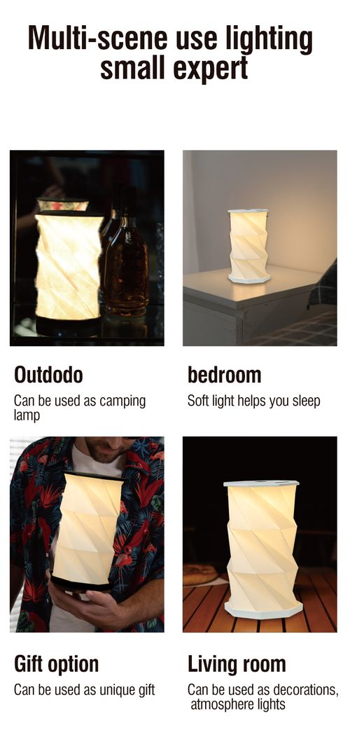 Folding Rotating Night Light