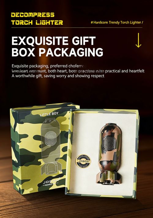 ZB-570 Rocket-Style Blue Flame Torch Lighter – Checkerboard Edition