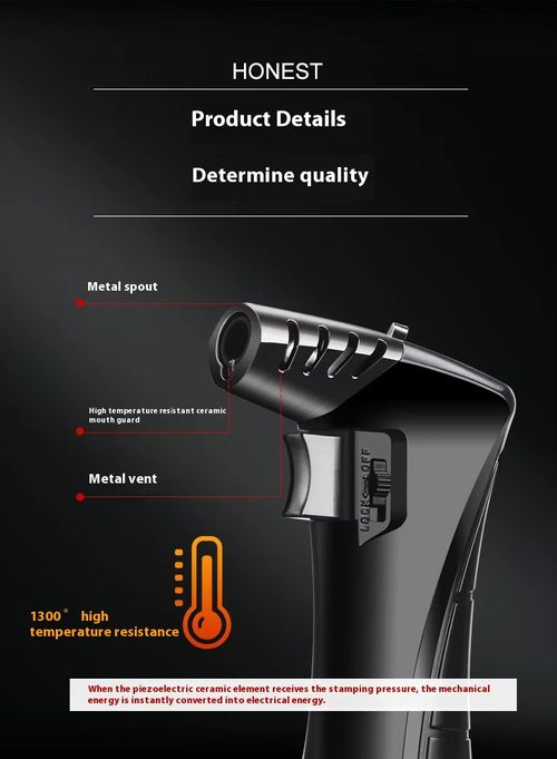 Hot Sale Adjustable Fire Safety Buckle Desktop Gas Torch Lighter